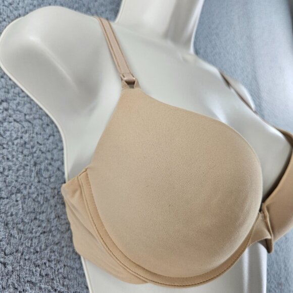 Soma Bra Womens 34D Beige Embraceable Tailored Push Up Underwire - Picture 3 of 12